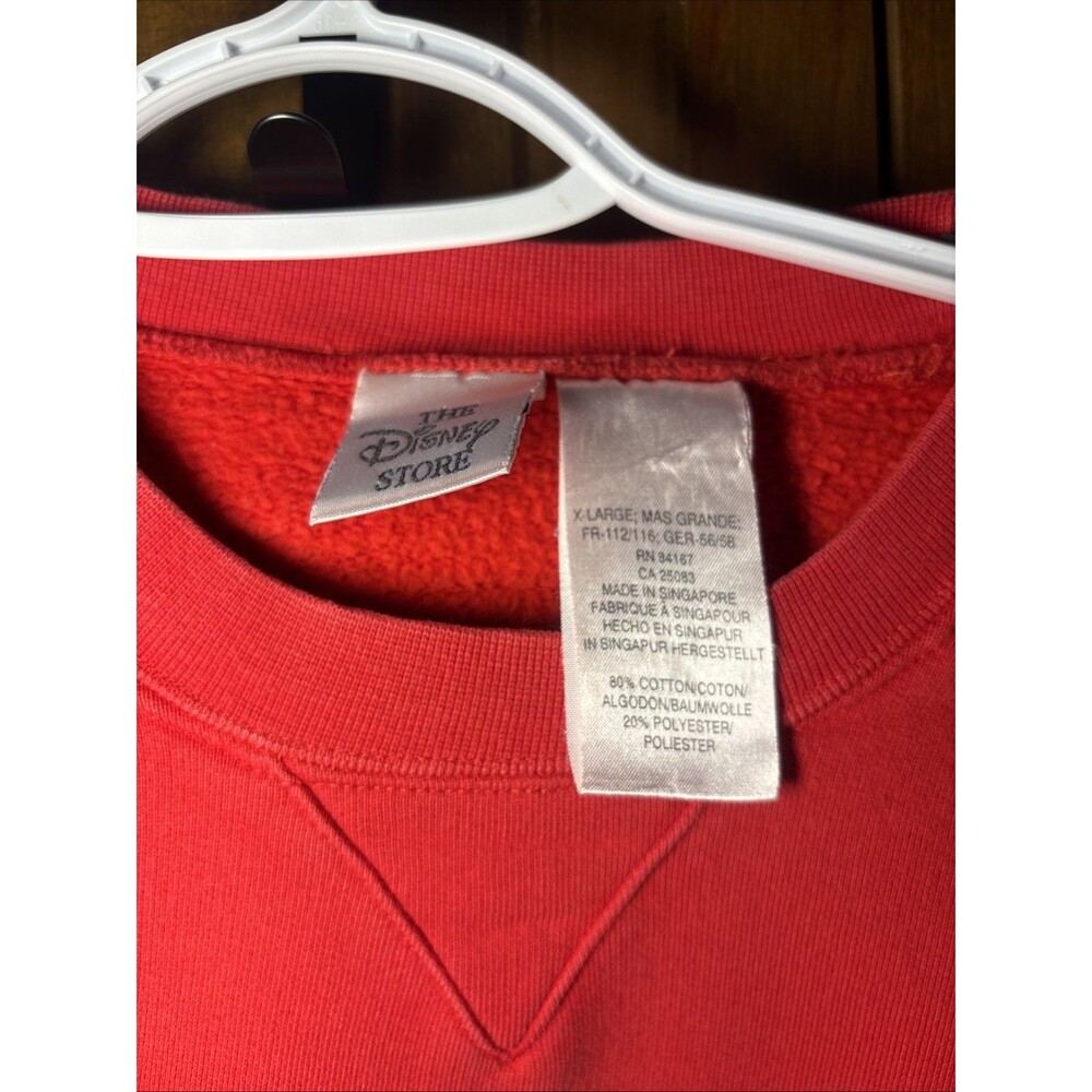 Red Disney Mikey Mouse Sweatshirt XL - Picture 2 of 7